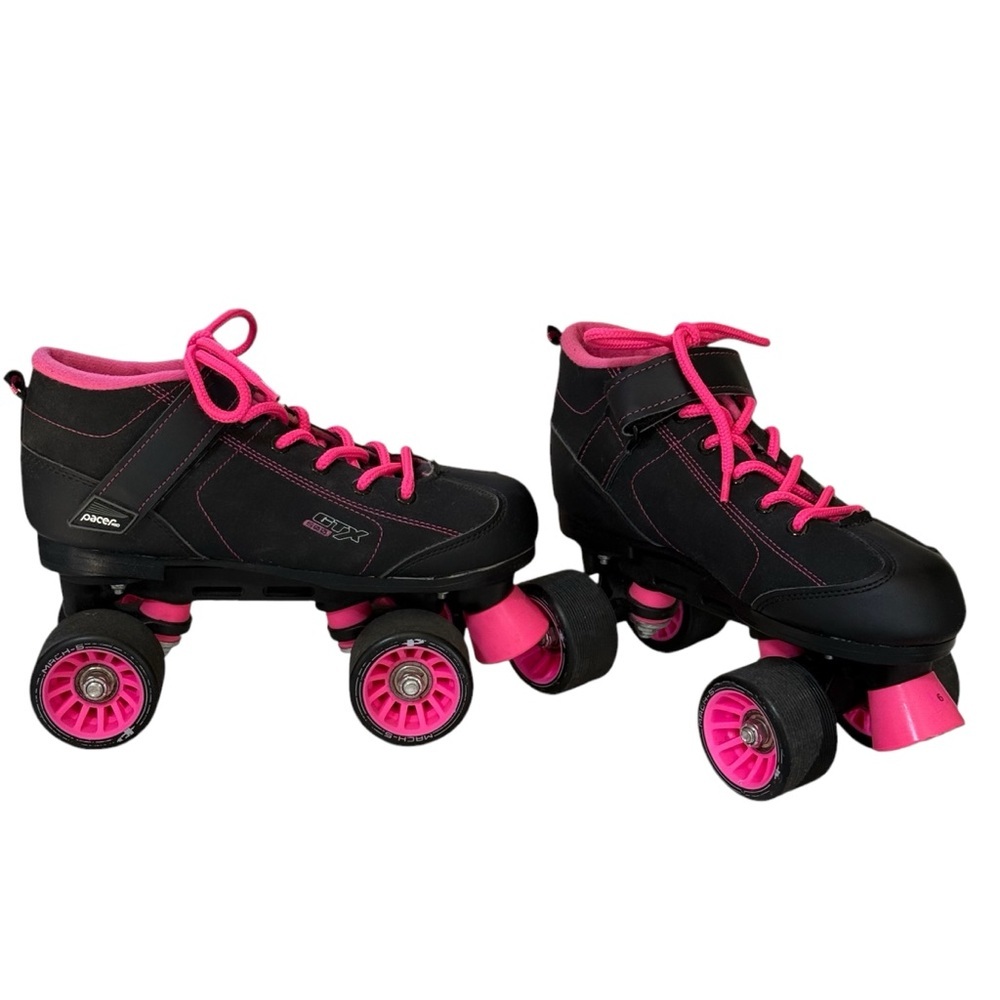 GTX 500 Adult Black and Pink Rink Skates by Pacer - Picture 4 of 10